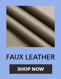 FAUX LEATHER. SHOP NOW.