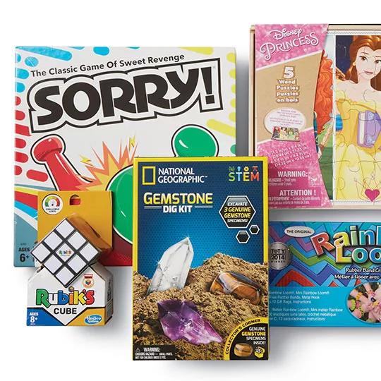 Kids' Kits, Puzzles and Games.