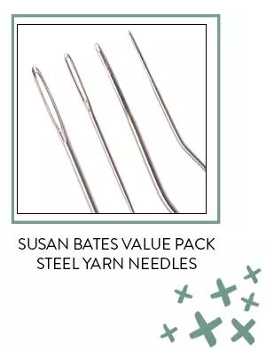 Susan Bates Value Pack Steel Yarn Needles.