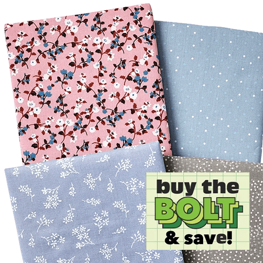 Quilter's Showcase and Symphony Broadcloth.