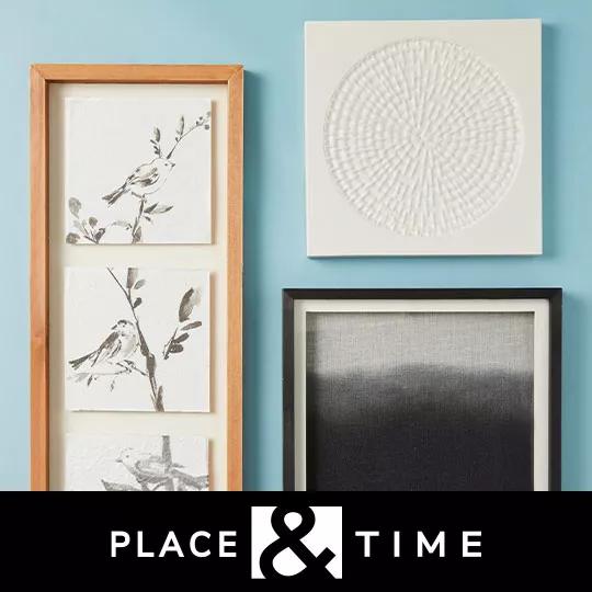 Place and Time Spring Decor.