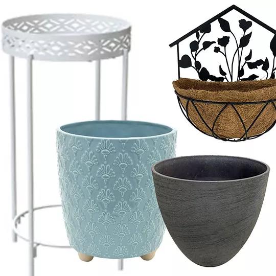 Place and Time Planters and Plant Stands.