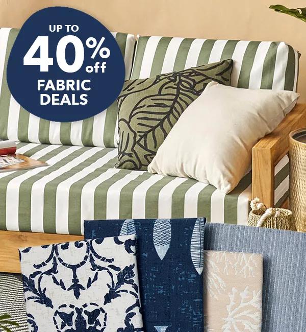 up to 40% off Fabric Deals