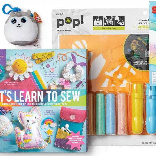Kids' Kits, Puzzles, Games, Sidewalk Chalk and Bubbles