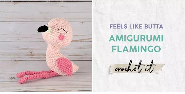 Feels like Butta. Amigurumi Flamingo. Crochet it.