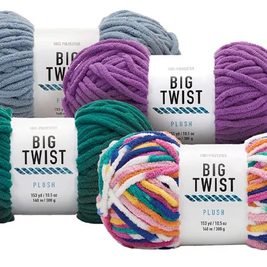 Big Twist Plush Yarn.