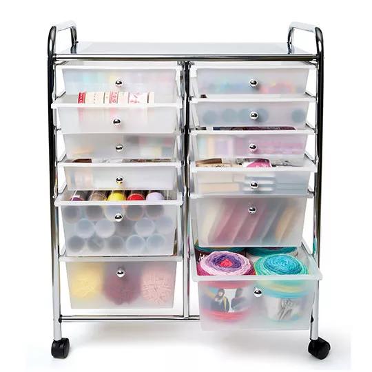 12-Drawer Rolling Carts.