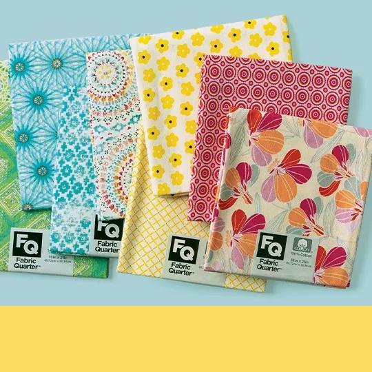 10 for $10. Fabric Quarters.
