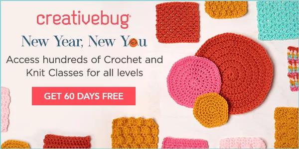 Creativebug. New Year, New You. GET 60 DAYS FREE.