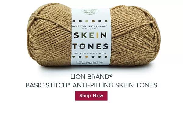 Lion Brand Basic Stitch Anti-Pilling Skein Tones. Shop Now.