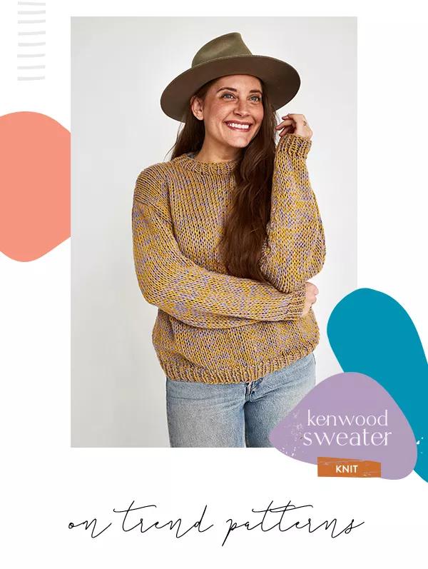 Kenwood Sweater Knit. On trend patterns.