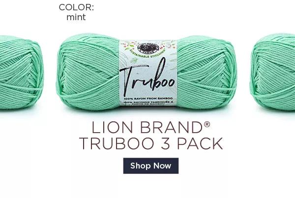 Color: mint. Lion Brand Truboo 3 pack. Shop Now!