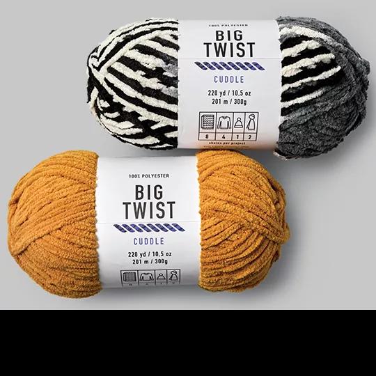 $5 ea. Big Twist Cuddle Yarn.