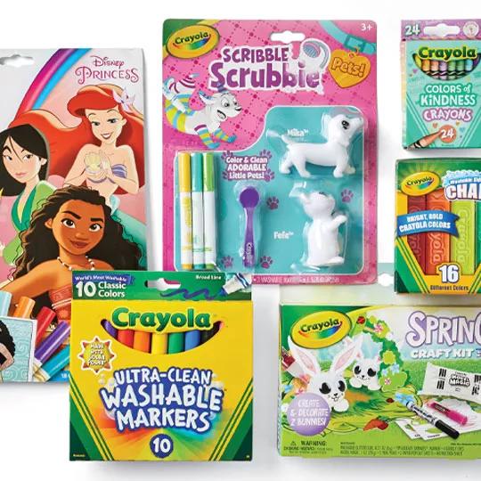 Crayola Art Supplies and Activity Kits.