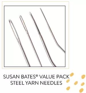 Susan Bates Value Pack Steel Yarn Needles.