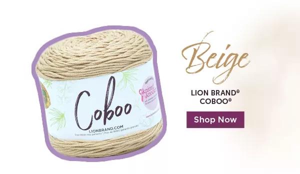 Beige. Lion Brand Coboo. SHOP NOW