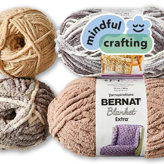 Bernat Blanket Yarn.