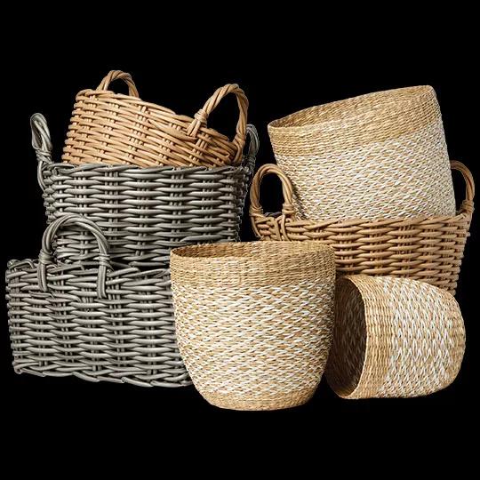 Baskets.