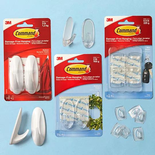 Command Strips and Hooks