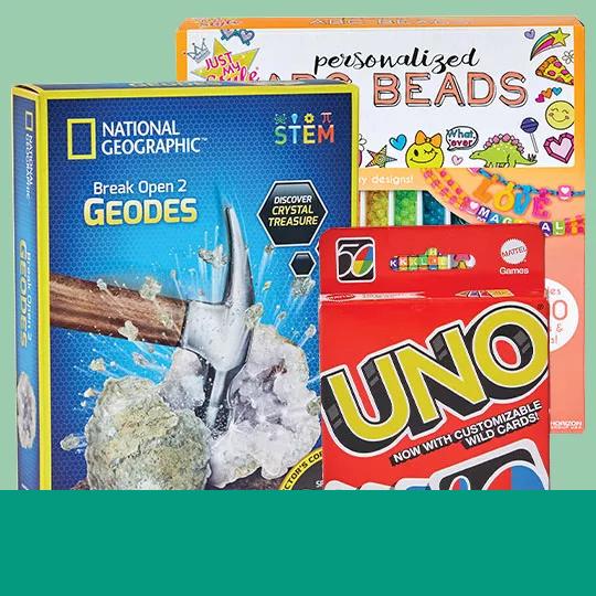 25% off Kids' Kits, Puzzles and Games.