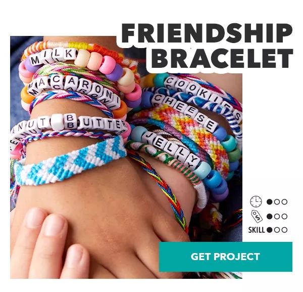 Friendship Bracelet. Time: 1 out of 3; Cost: 1 out of 3; Skill: 1 out of 3.