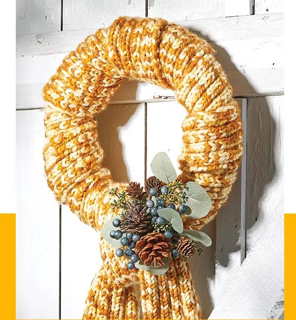 Scarf Wreath.