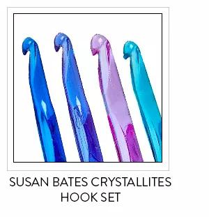 Susan Bates Crystallites Hook Set