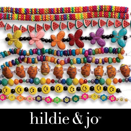 hildie and jo Strung Beads.