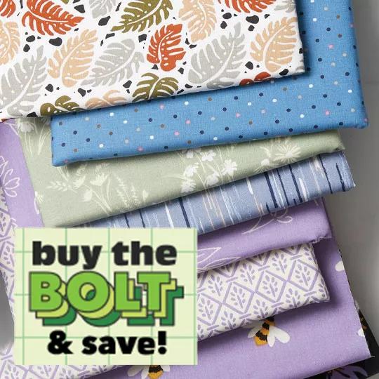 Premium Cotton Prints. Buy the BOLT and save!