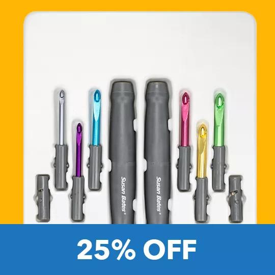 Susan Bates Twist and Lock. 25% off.