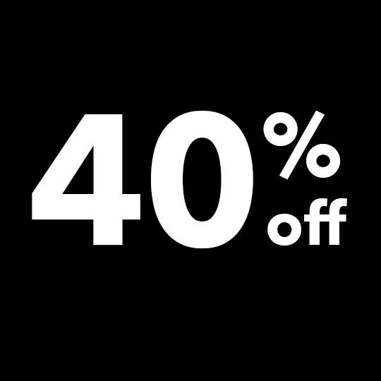 40% off