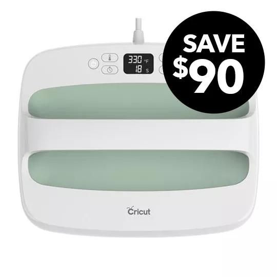 Cricut EasyPress 2, 12 inch by 10 inch. Save $90.