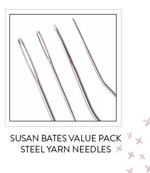 Susan Bates Value Pack Steel Yarn Needles.