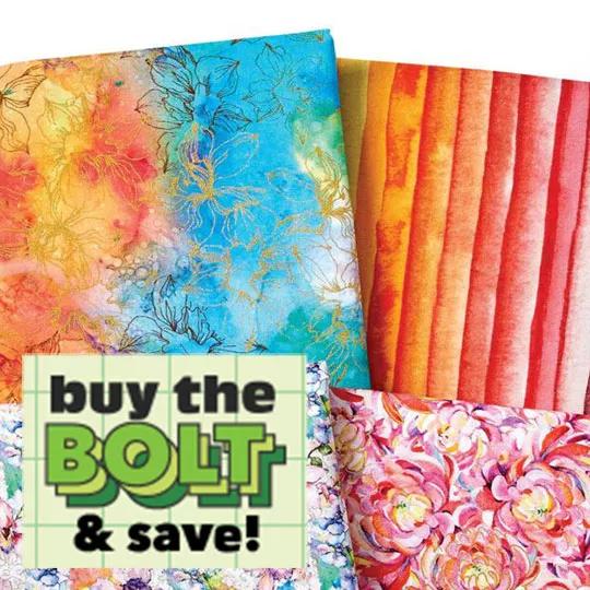 Premium Cotton Fabrics. Buy the BOLT and save!