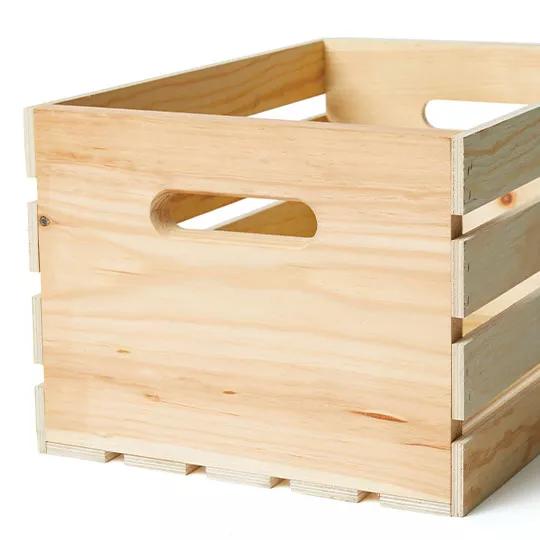 Unfinished Wood Crate