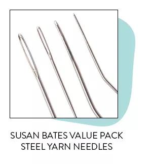 Susan bates value pack steel yarn needles