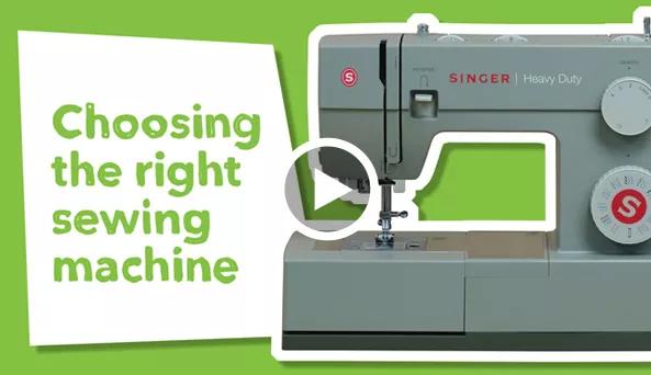 Choosing the right sewing machine. Watch video.