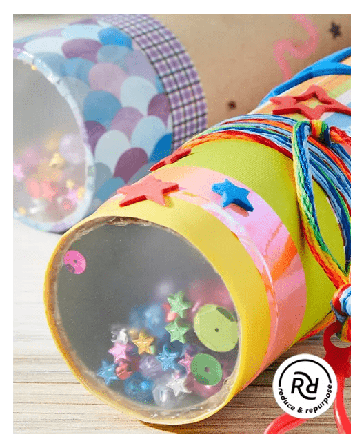 Cardboard Tube Kaleidoscope 1T 1M 1S