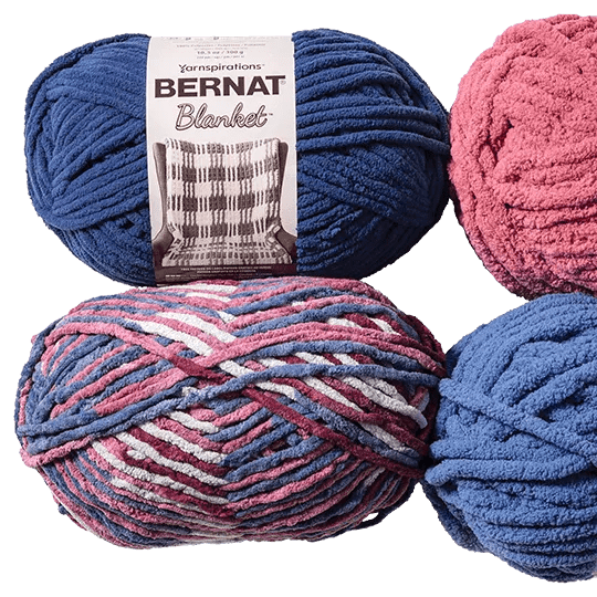 Bernat Blanket Yarn.