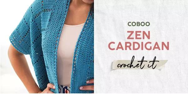 Coboo Zen Cardigan. crochet it.