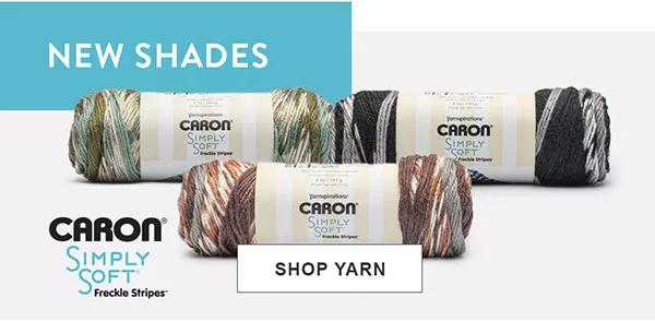 NEW SHADES Caron Simply Soft. SHOP YARN.