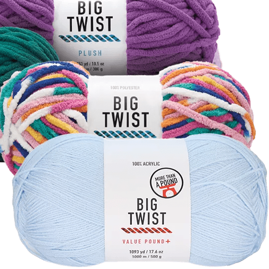 Big Twist Plush and Pound Plus Yarn