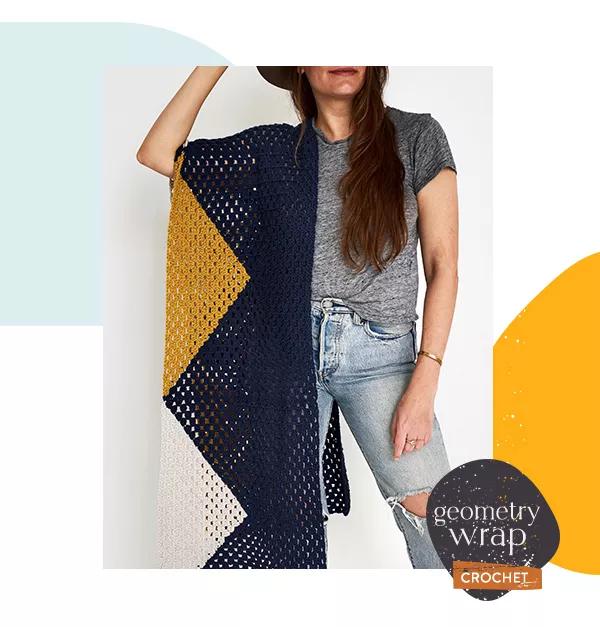 Geometry Wrap Crochet.