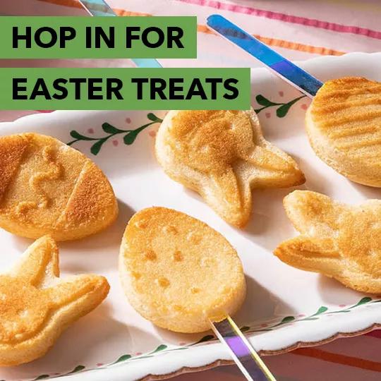 Easter Waffles on a Stick.