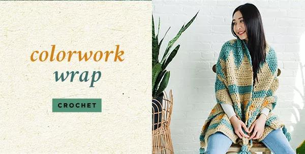 colorwork wrap Crochet