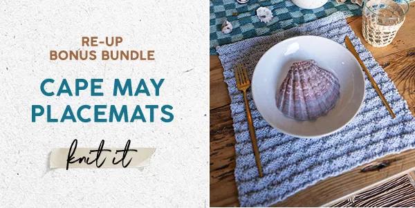 Cape May Placemats. Knit it.