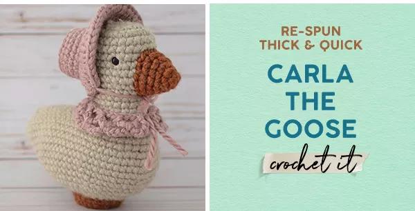 Carla the Goose. Crochet it.