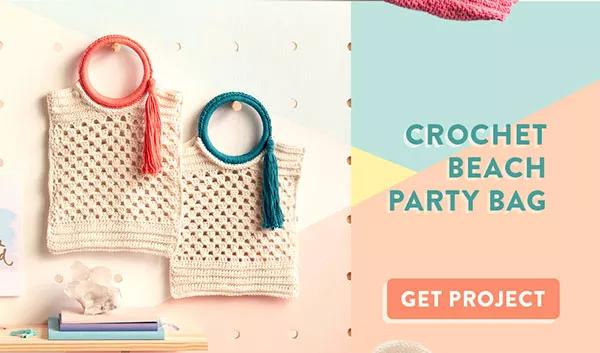 Crochet Beach Party Bag. Get Project.