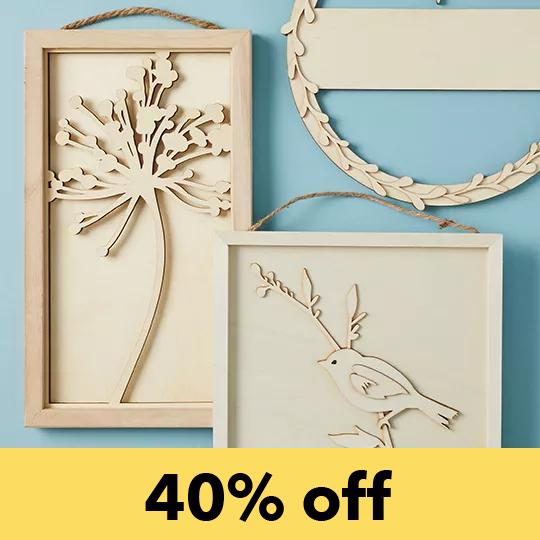 40% off Craft Surfaces