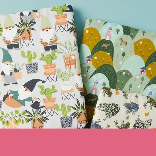 $8.99 yd Organic Cotton Fabrics